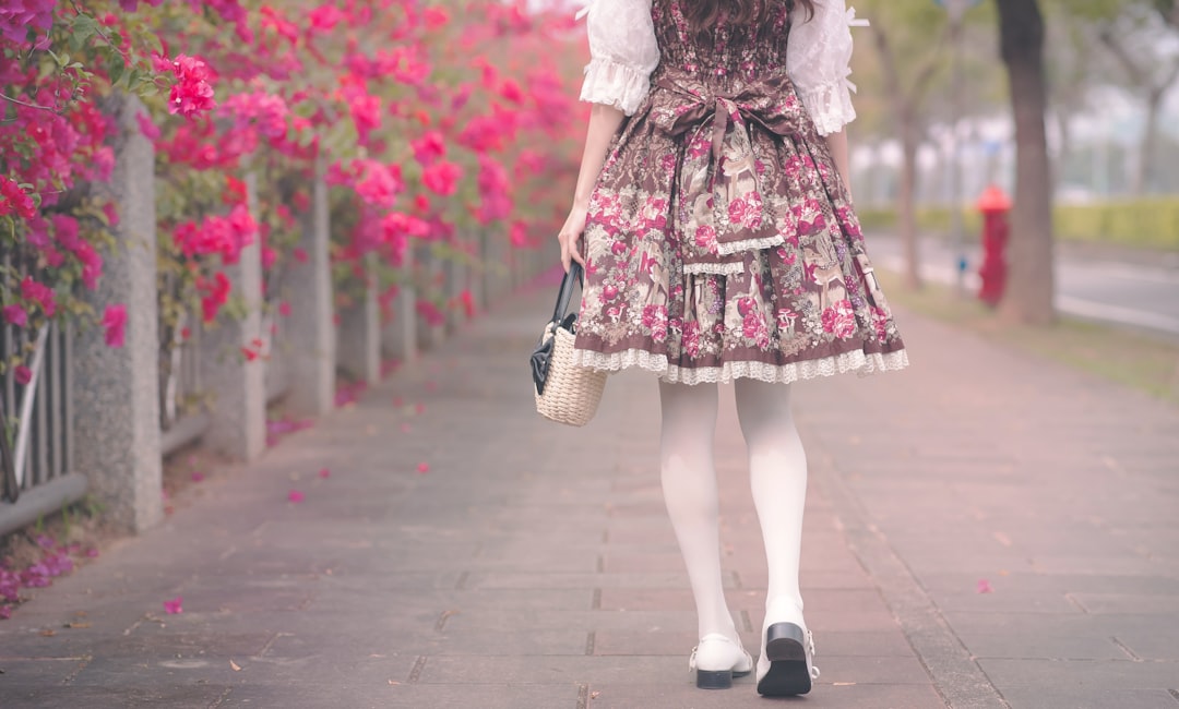 Photo long skirt